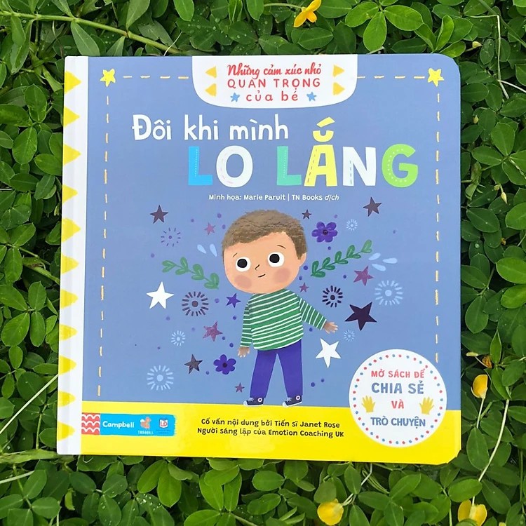 Sách Ehon Những cảm xúc quan trọng của bé - Cuốn LO LẮNG