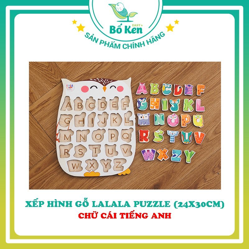 Đồ chơi Xếp hình gỗ LALALA puzzle (24x30cm) cho bé