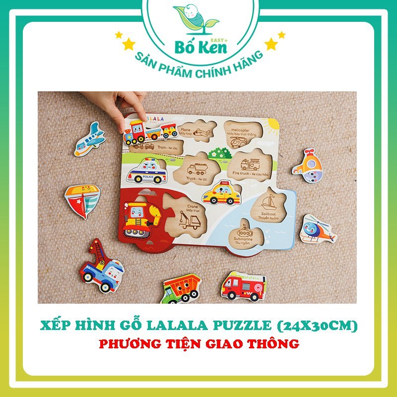 Đồ chơi Xếp hình gỗ LALALA puzzle (24x30cm) cho bé