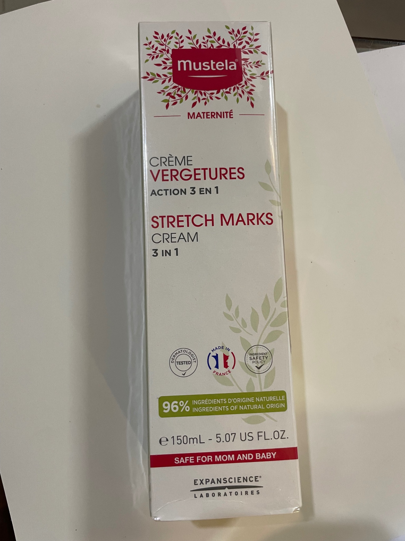 Kem dưỡng da chống rạn da Mustela - STRETCH MARKS PREVENTION CREAM 150ml