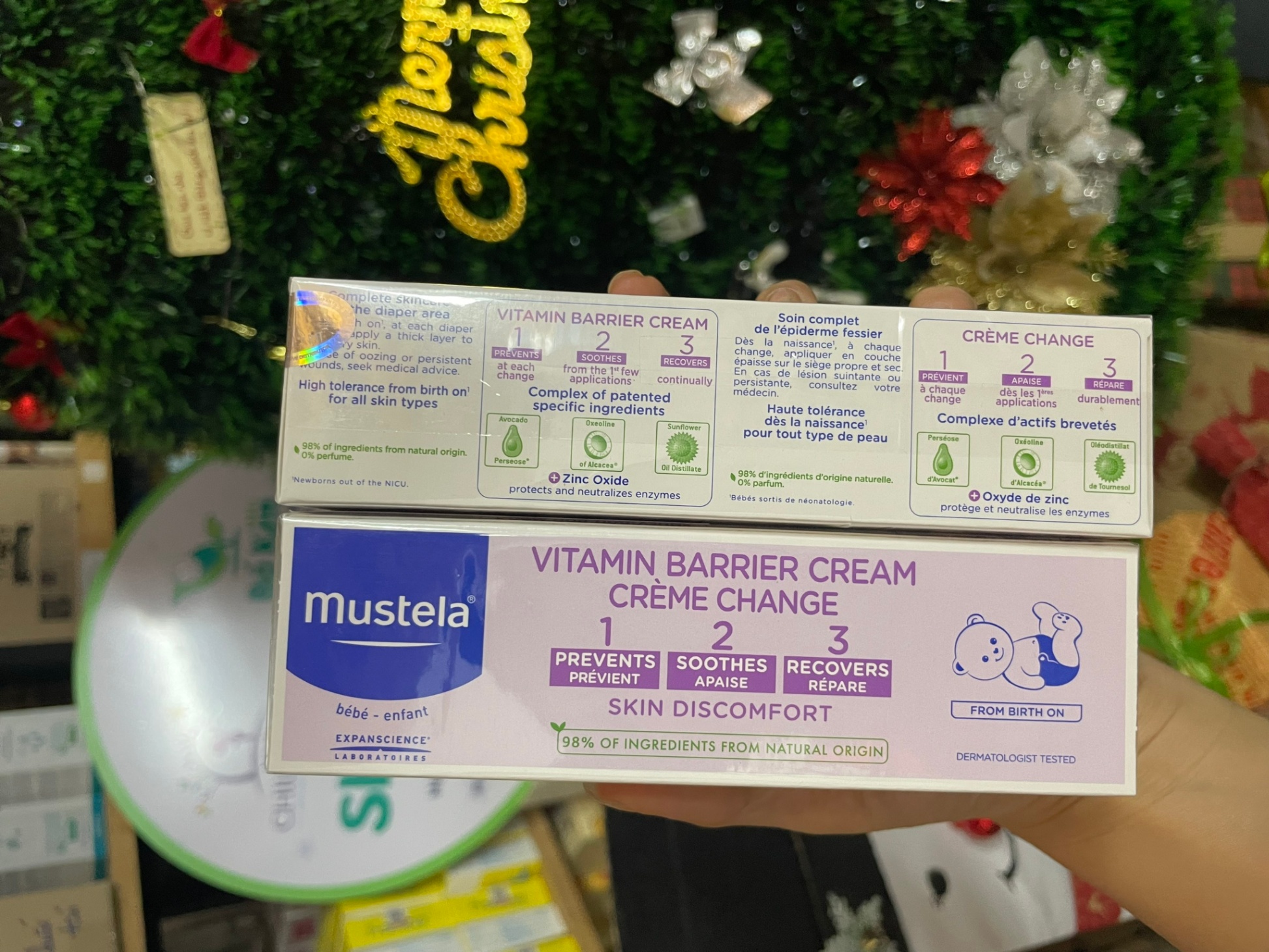 Kem Chống Hăm Mustela 123 Vitamin Barrier Cream