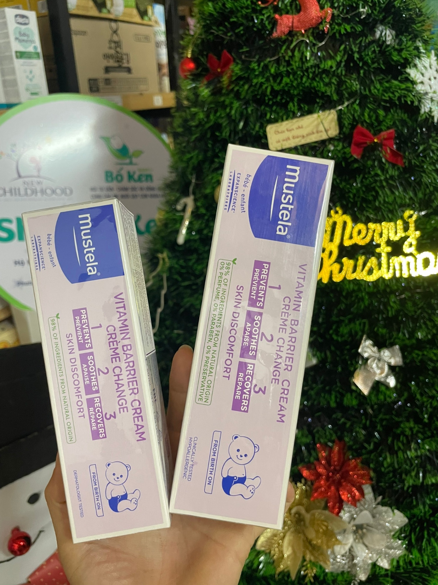 Kem Chống Hăm Mustela 123 Vitamin Barrier Cream