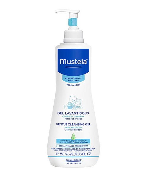 Gel tắm gội Da thường Mustela - GENTLE CLEANSING GEL 750ml