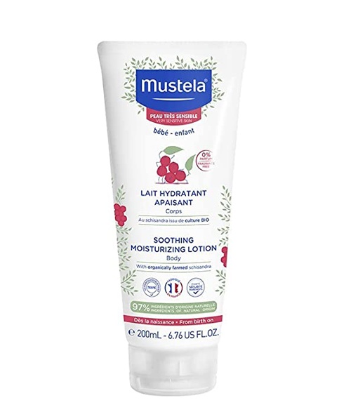 Sữa dưỡng da toàn thân Da nhạy cảm Mustela - SOOTHING MOISTURIZING LOTION 200ml