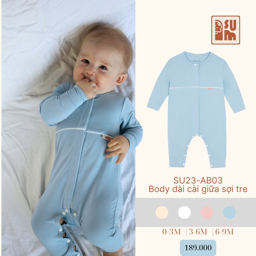 Body Dài Cài Giữa Sợi Tre [SU23-AB03]