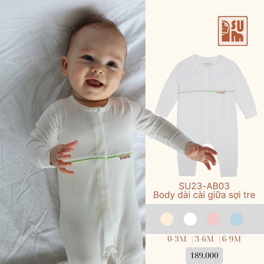 Body Dài Cài Giữa Sợi Tre [SU23-AB03]