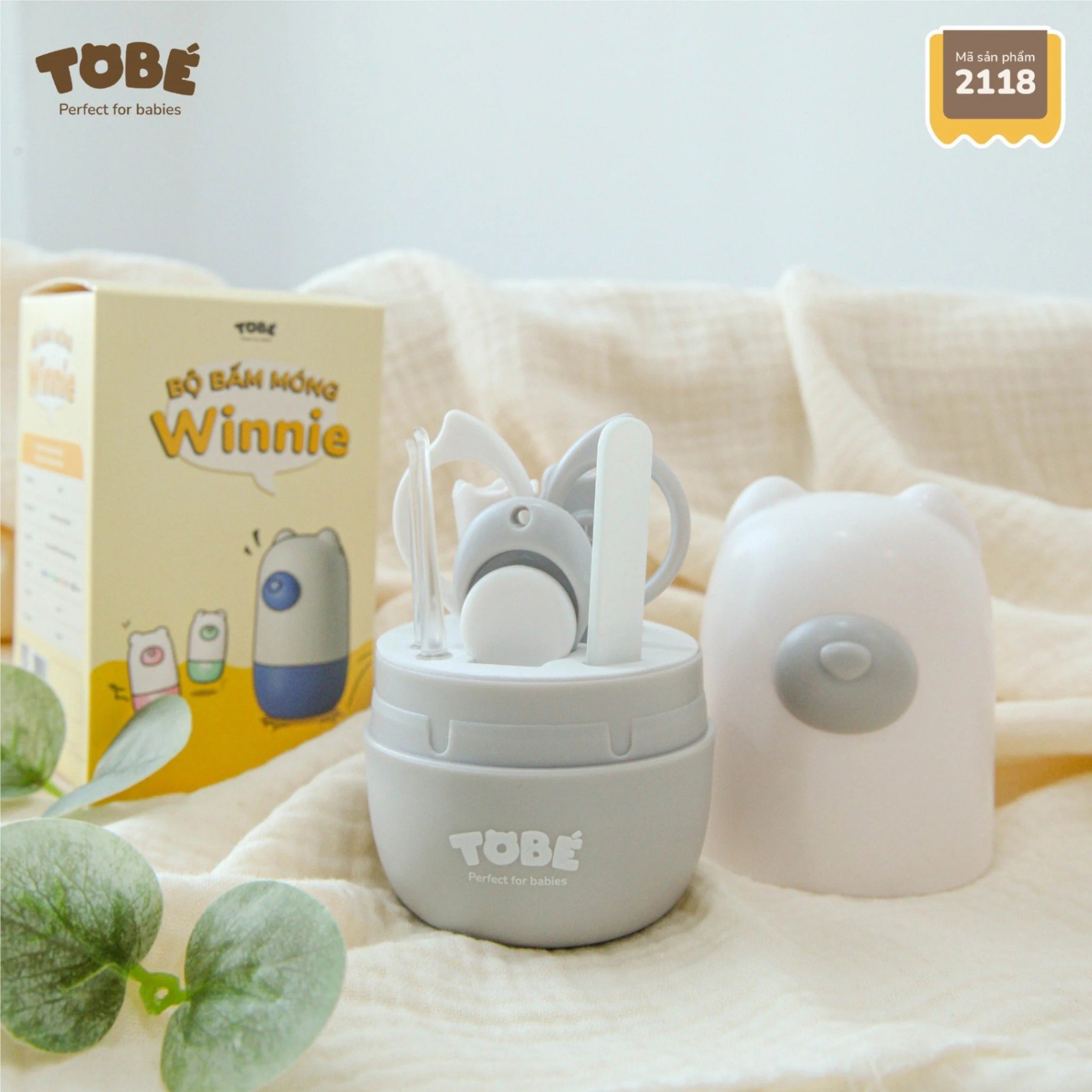 Bộ Bấm Móng Tay Cho Bé Winnie Tobe 2118