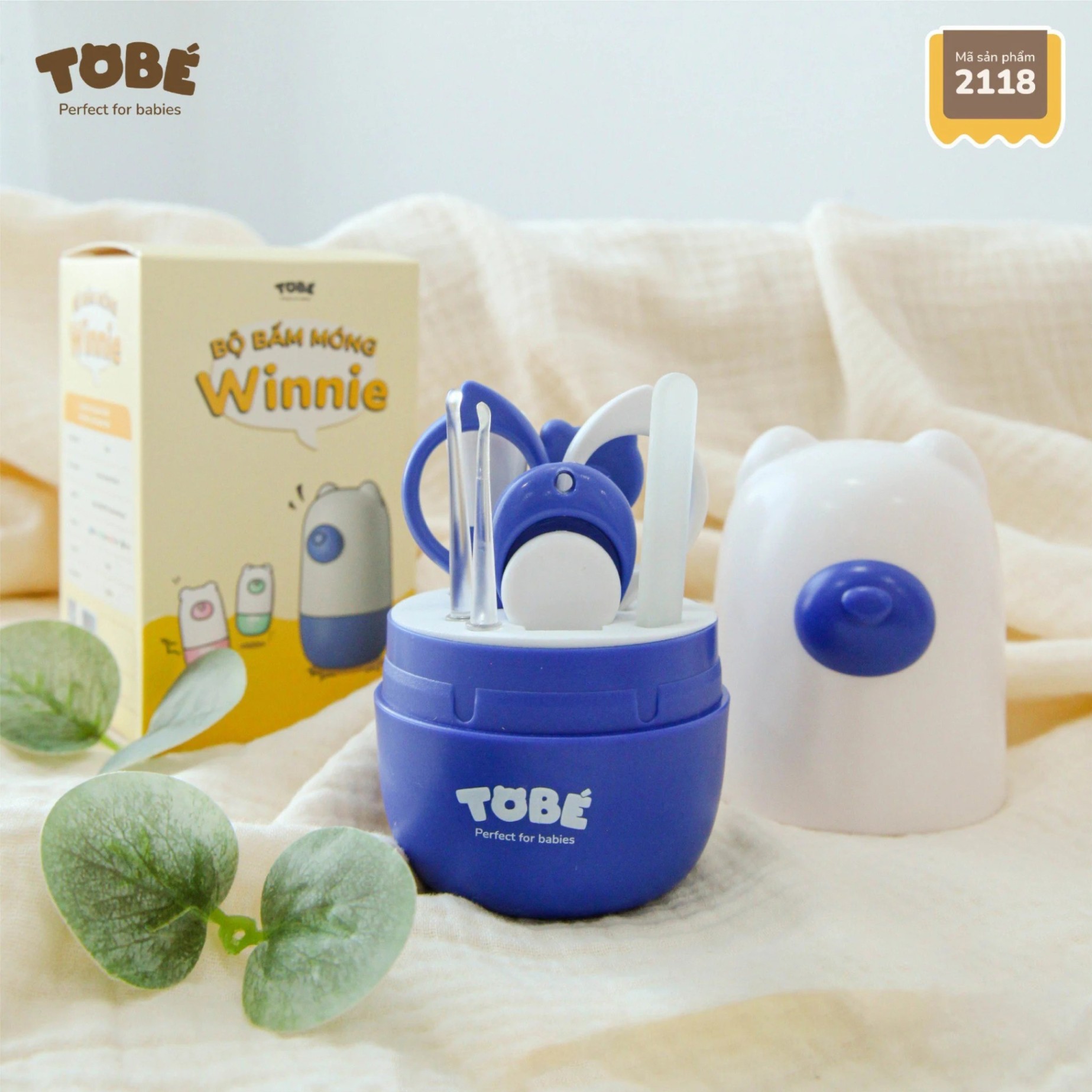 Bộ Bấm Móng Tay Cho Bé Winnie Tobe 2118