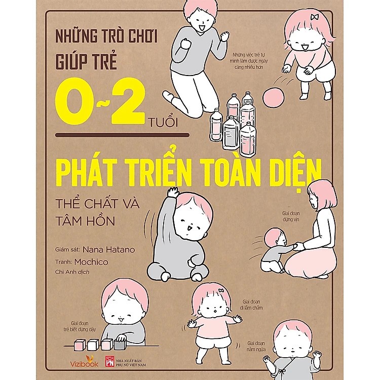 Sách Những trò chơi giúp trẻ 0-2 tuổi phát triển toàn diện thể chất và tâm hồn