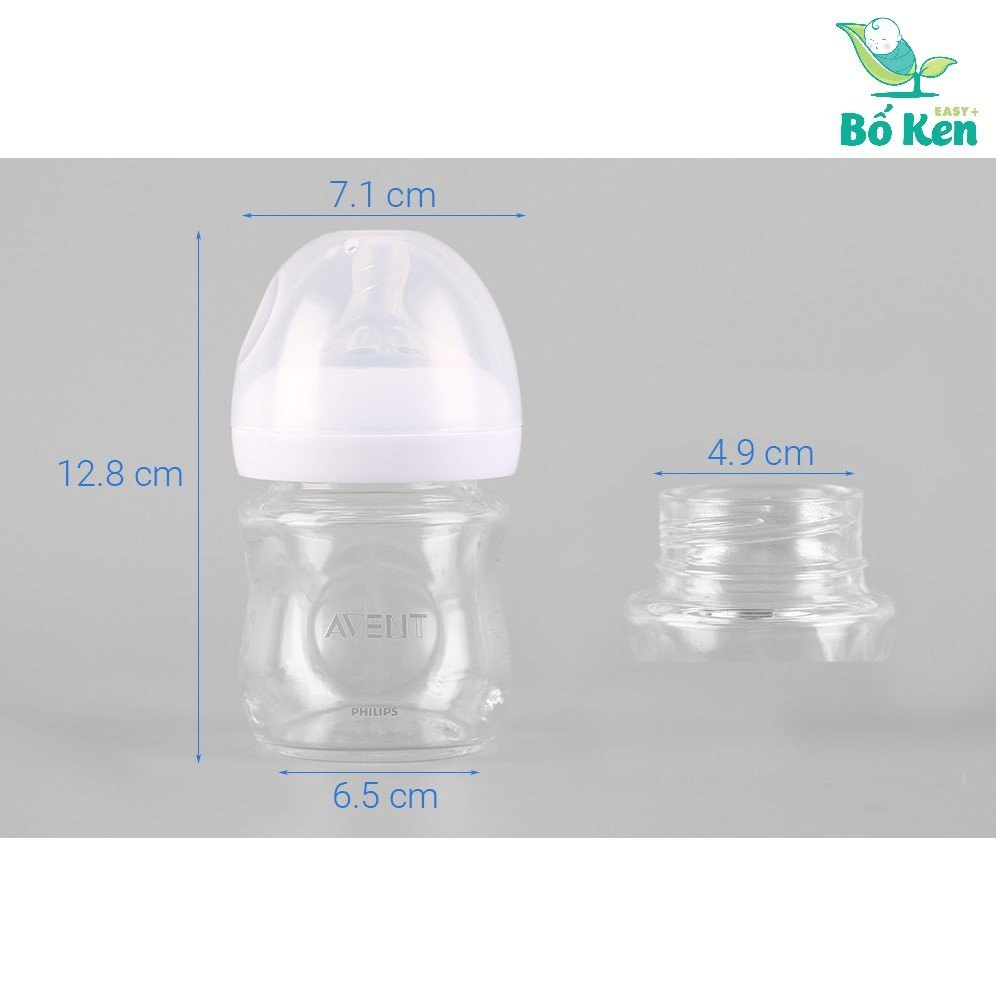 Bình Sữa Avent Thủy Tinh 120/240ML [100% Chính Hãng]