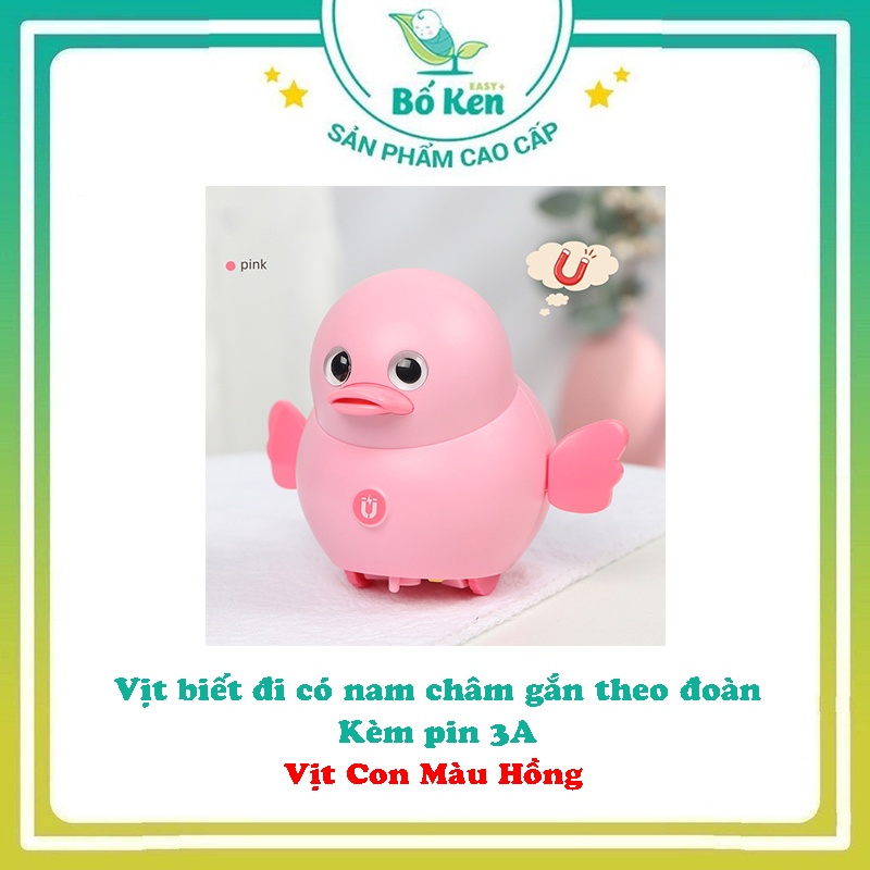 Đồ chơi Đàn Vịt Biết Đi Có Nam Châm - Đèn Nhạc Vui Nhộn Cho Bé