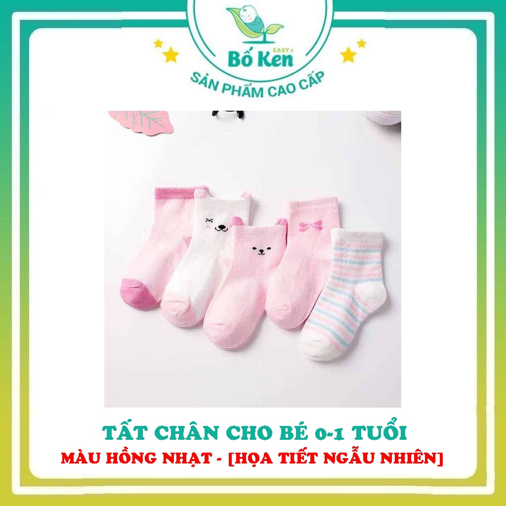 Tất chân cho bé 0-1 Tuổi Nhiều Họa Tiết [Kích thước chân 7-10cm]