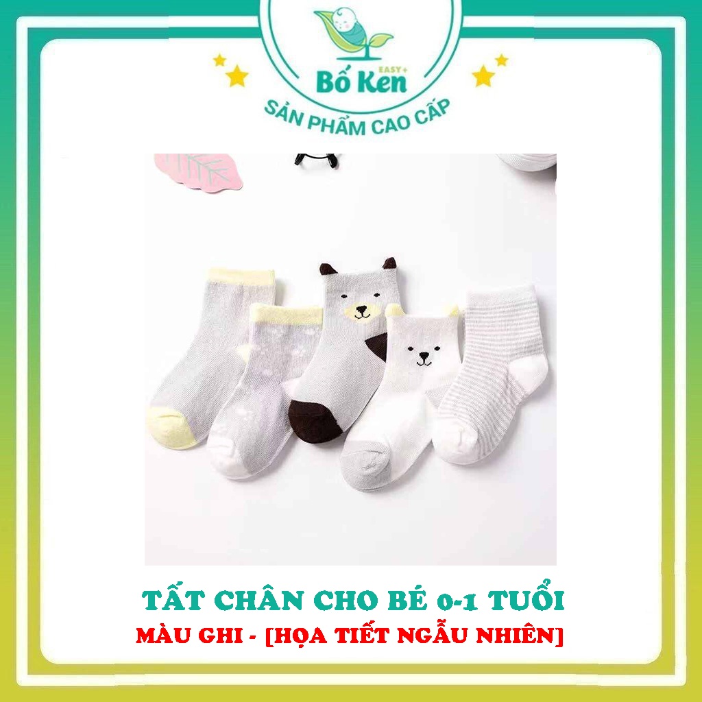 Tất chân cho bé 0-1 Tuổi Nhiều Họa Tiết [Kích thước chân 7-10cm]