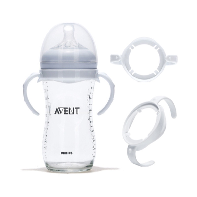 Tay cầm bình sữa Avent Natural cổ rộng - Chất liệu Nhựa