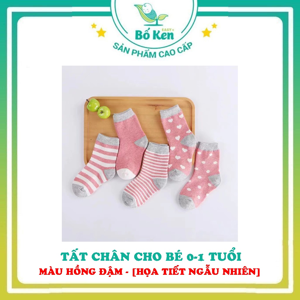 Tất chân cho bé 0-1 Tuổi Nhiều Họa Tiết [Kích thước chân 7-10cm]