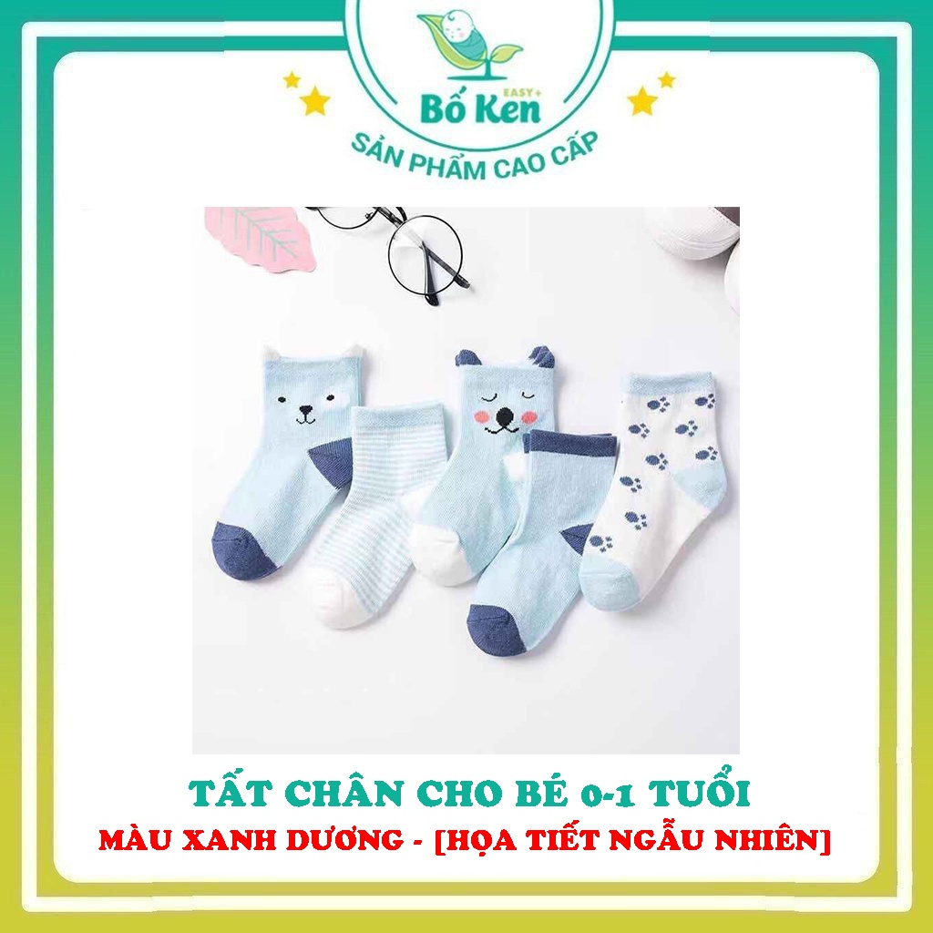 Tất chân cho bé 0-1 Tuổi Nhiều Họa Tiết [Kích thước chân 7-10cm]