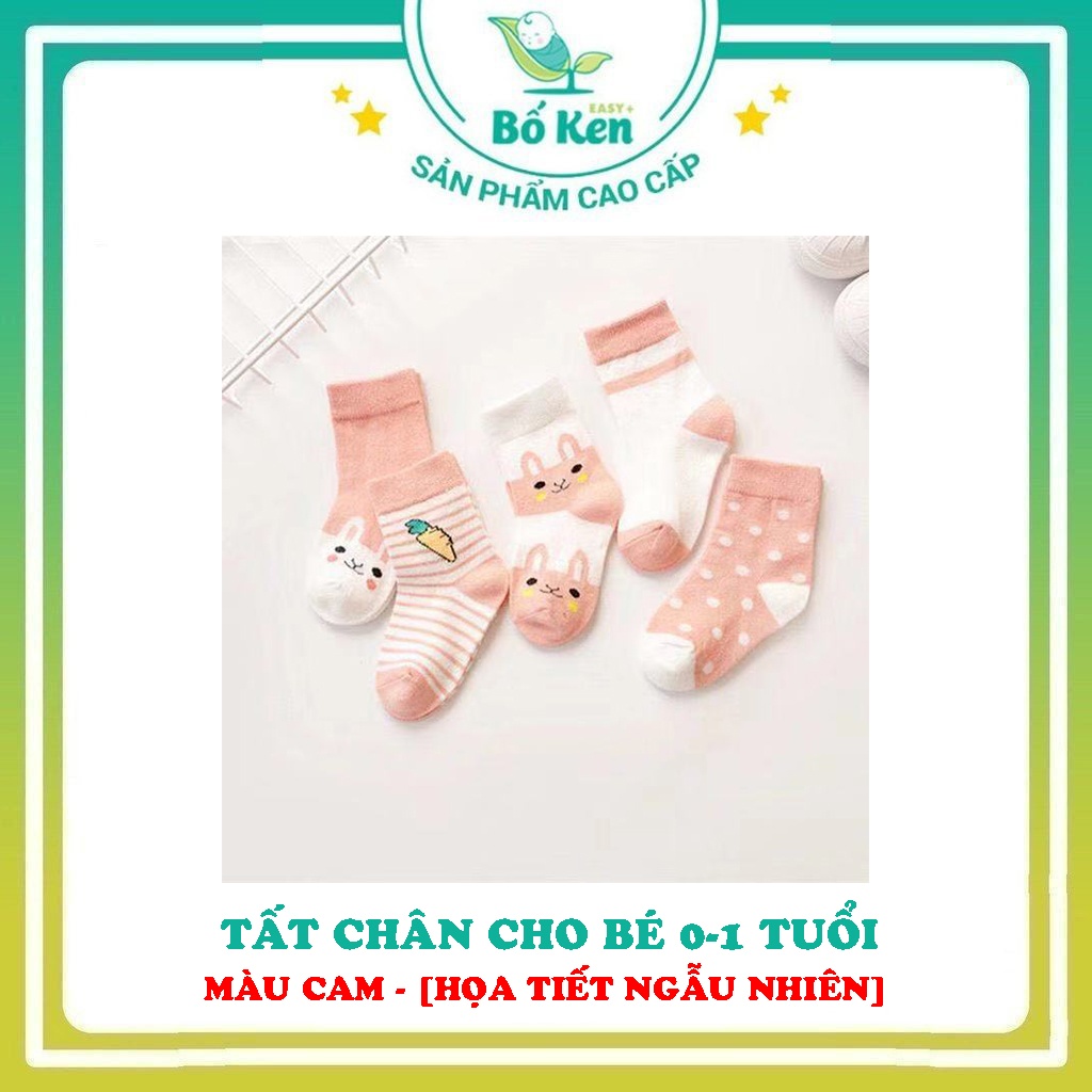 Tất chân cho bé 0-1 Tuổi Nhiều Họa Tiết [Kích thước chân 7-10cm]