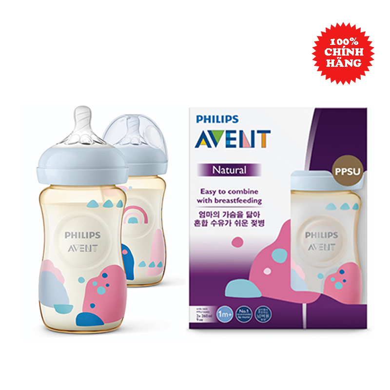 Bình Sữa Avent PPSU 260ml [100% Chính Hãng]