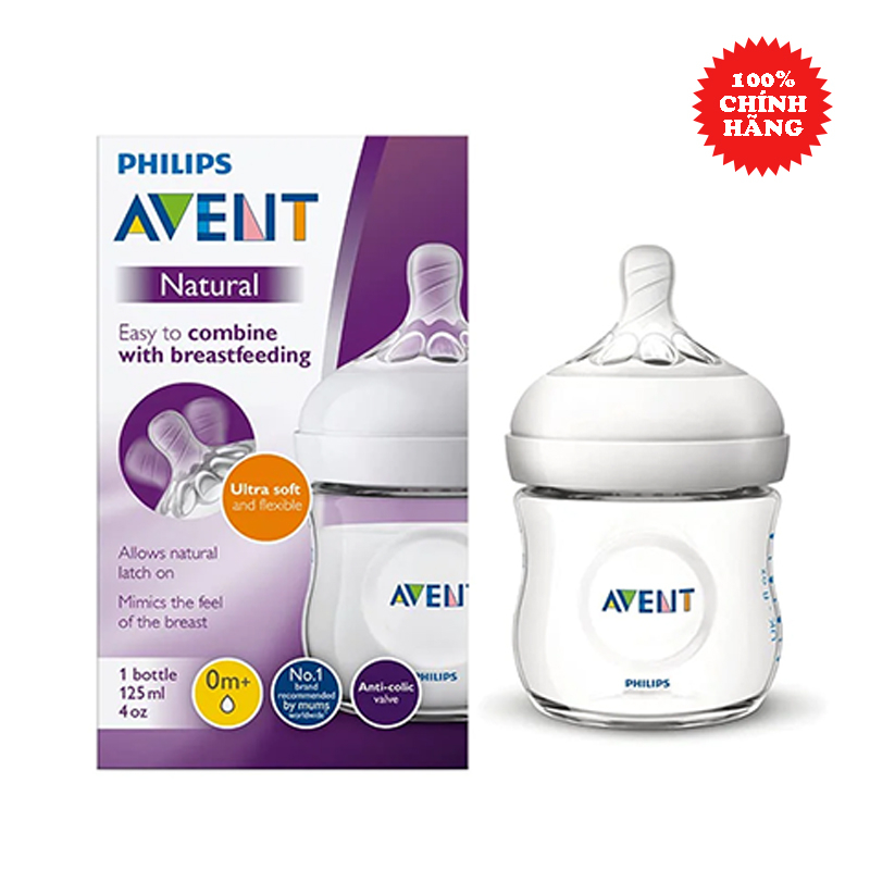 Bình Sữa Avent PP 125ml [100% Chính Hãng]