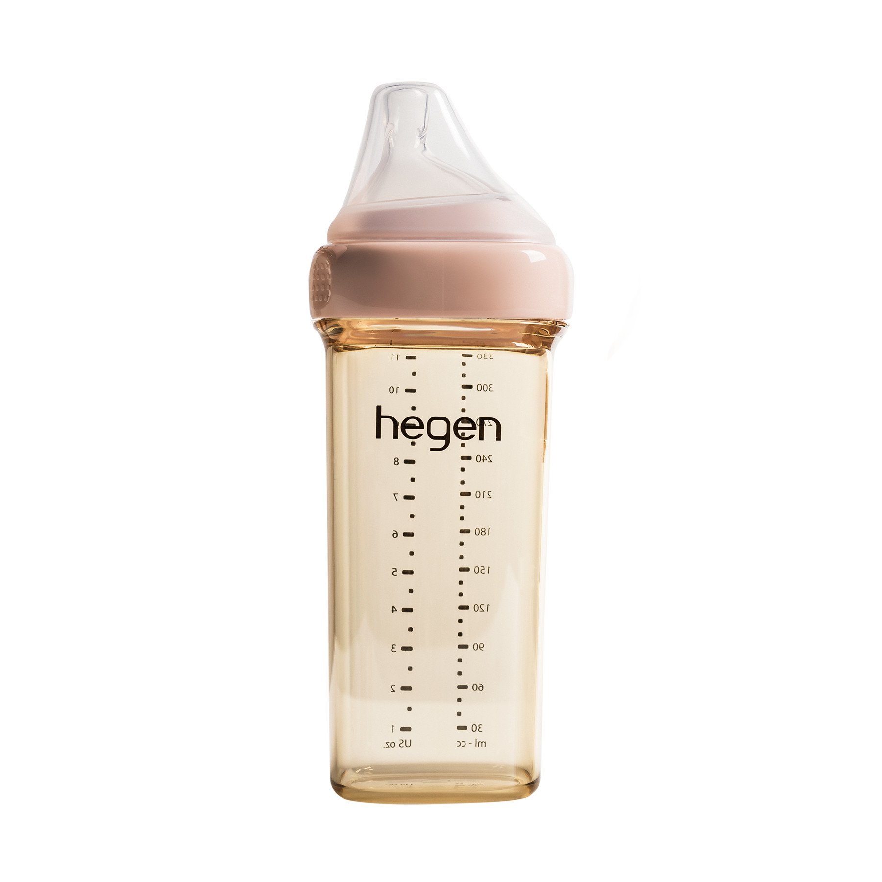 Bình Hegen 330ml đôi/đơn kèm núm 3 (size L)