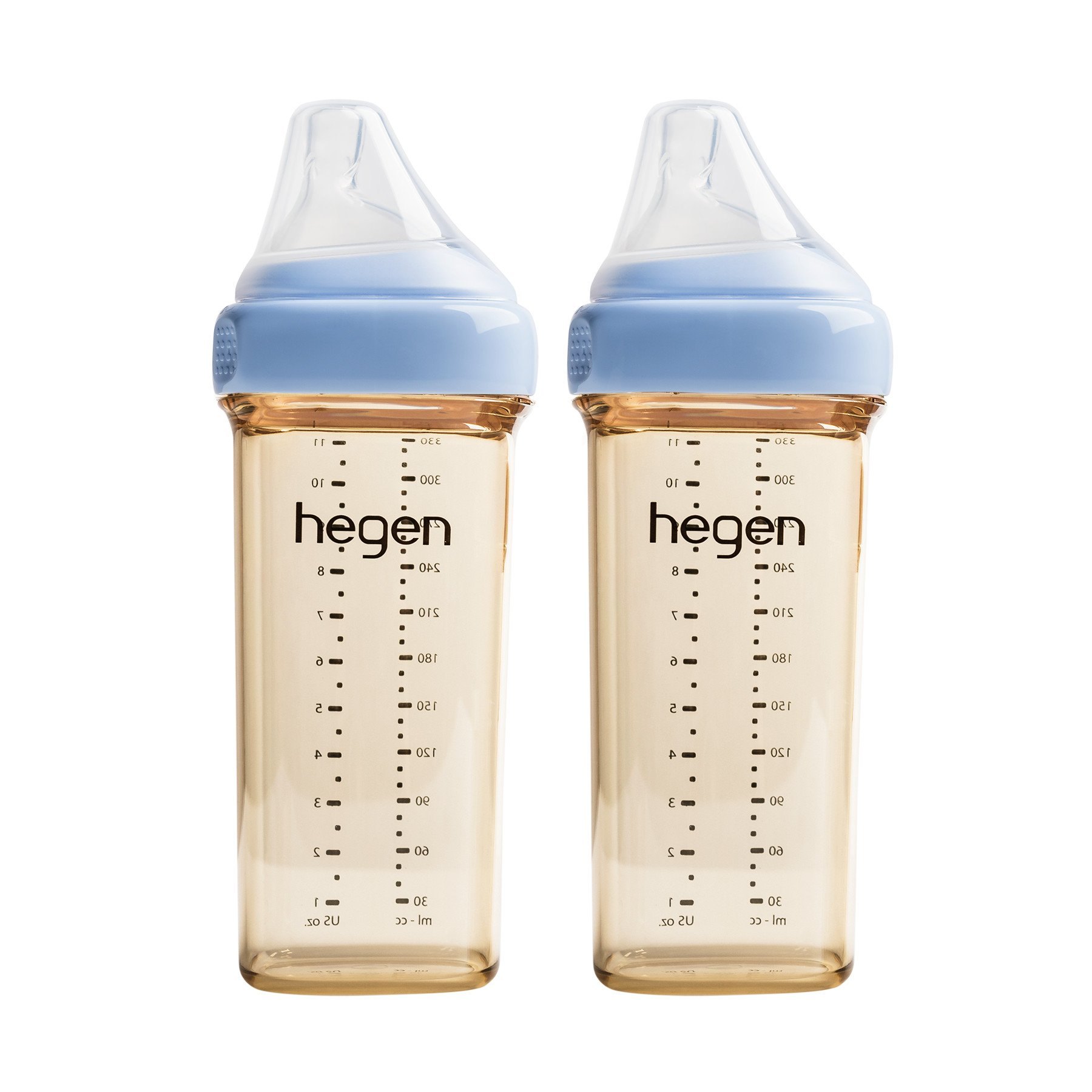 Bình Hegen 330ml đôi/đơn kèm núm 3 (size L)