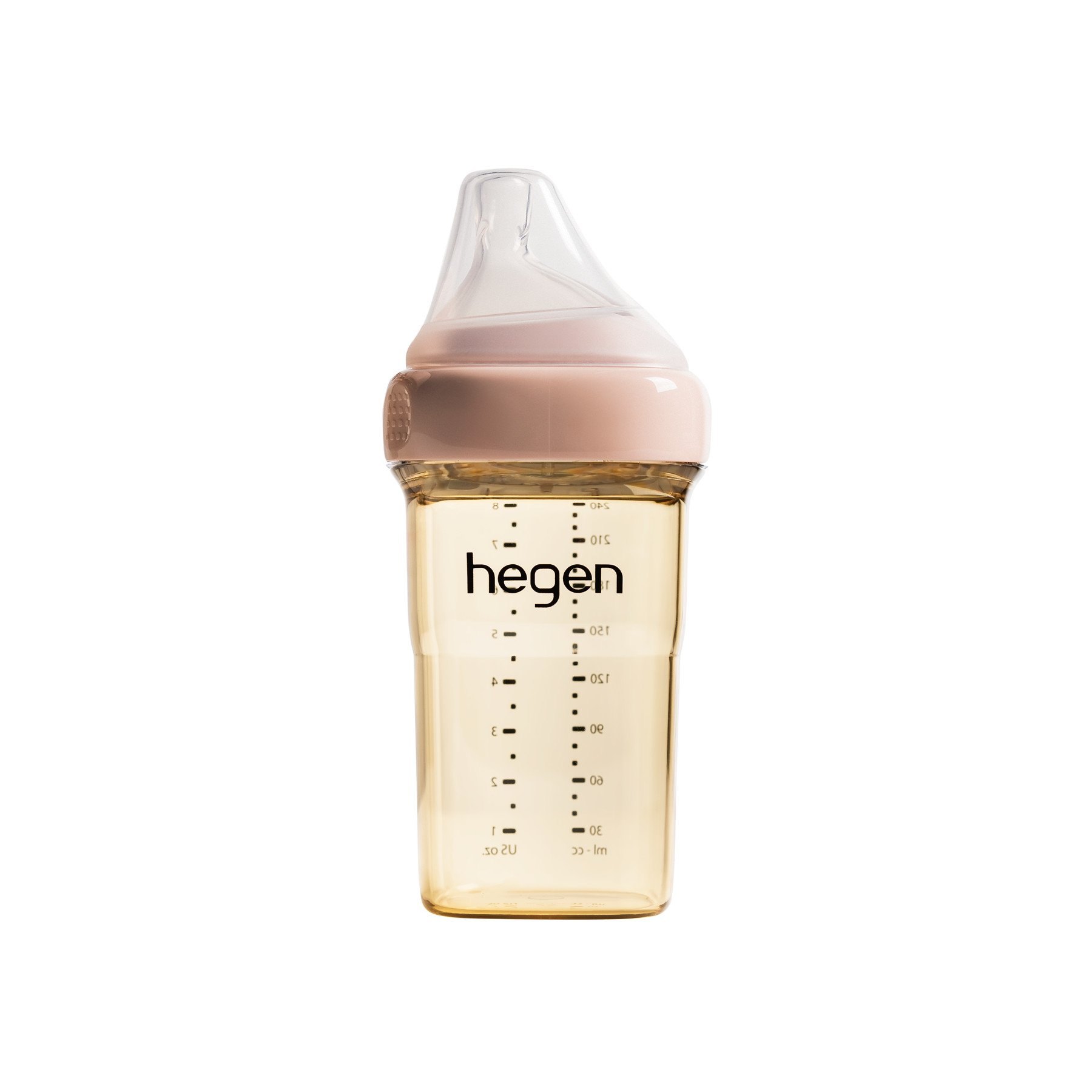 Bình Hegen 240ml đôi/đơn kèm núm 2 (size M)