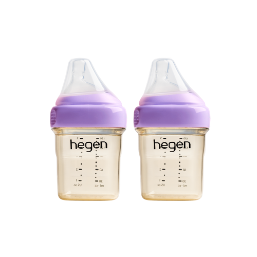 Bình Hegen 150ml đôi/đơn kèm núm 1 (size S)