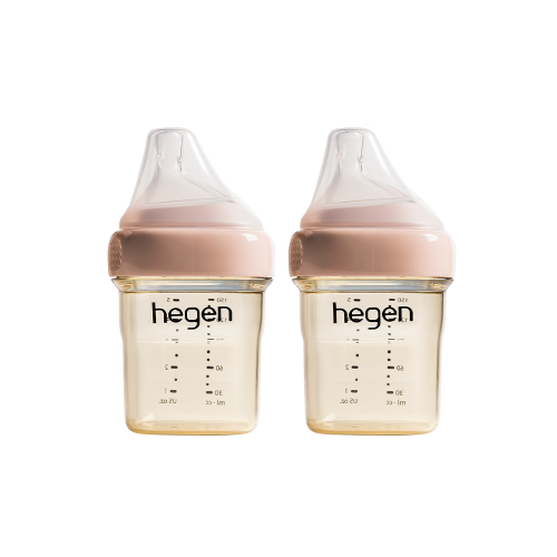 Bình Hegen 150ml đôi/đơn kèm núm 1 (size S)