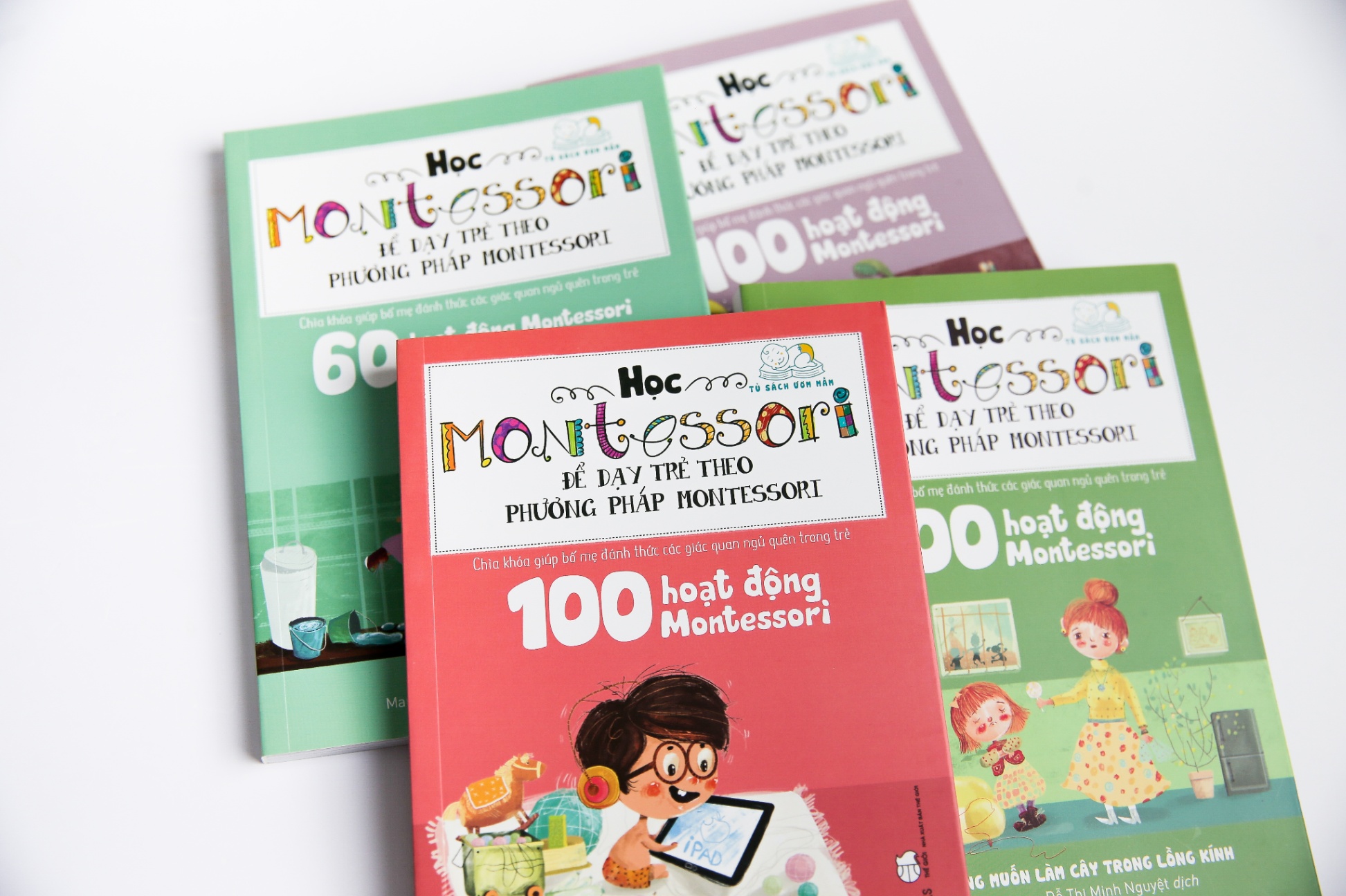 Sách Combo 4 Cuốn Học Montessori Để Dạy Trẻ Theo Phương Pháp Montessori