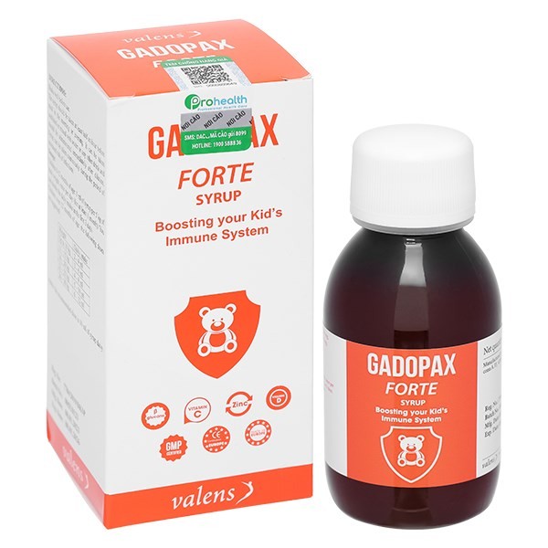 Siro Gadopax Forte - Giúp Trẻ Tăng Cường Sức Đề Kháng 100ml