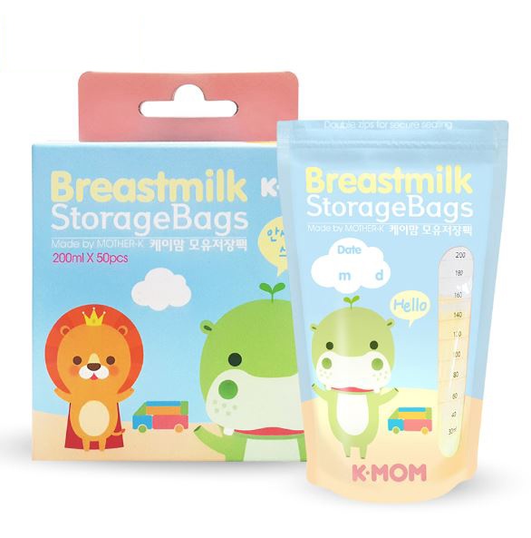 Túi trữ sữa K-mom Hàn Quốc [200ml] [Set 50c]