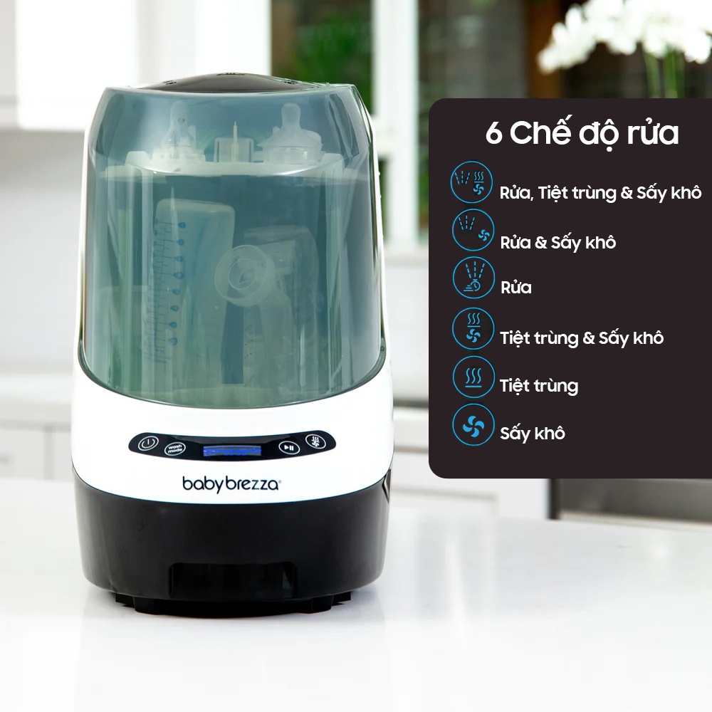 Máy rửa bình sữa Baby Brezza Pro