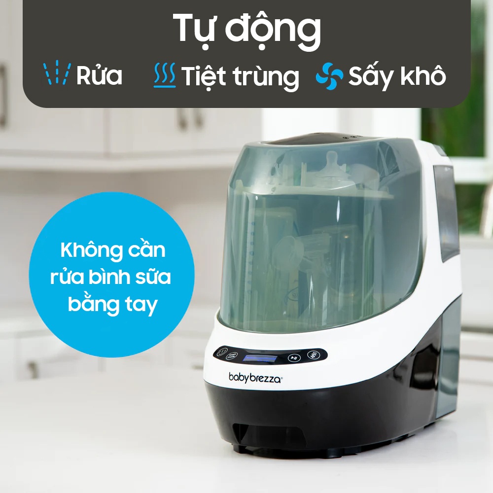 Máy rửa bình sữa Baby Brezza Pro