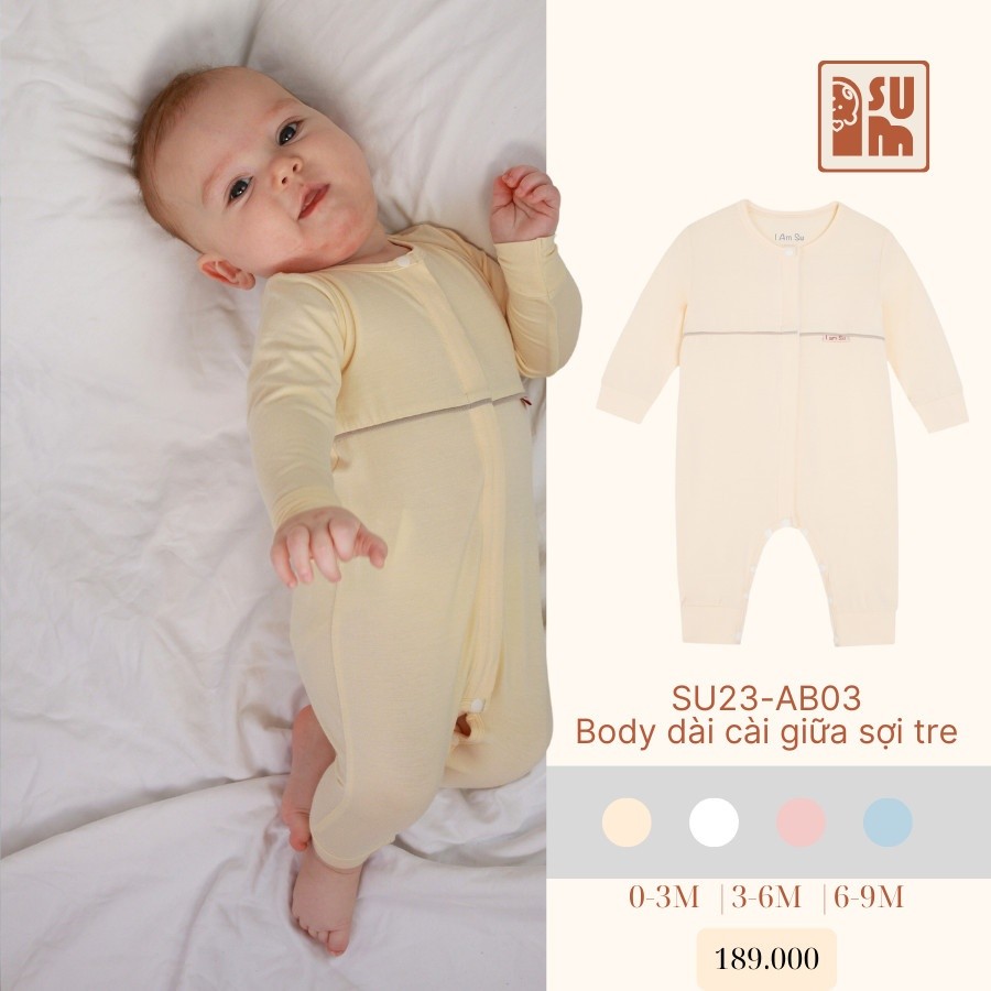 Body Dài Cài Giữa Sợi Tre [SU23-AB03]