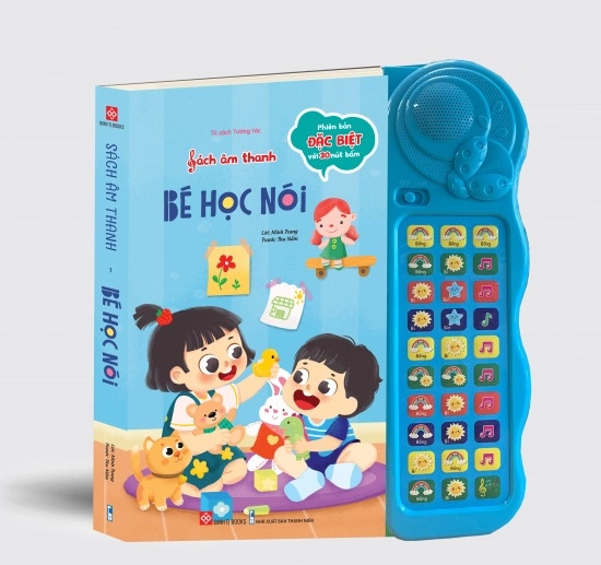 Sách âm thanh 0-6Y - Bé học nói (Bản đặc biệt với 30 nút bấm - Khổ to)