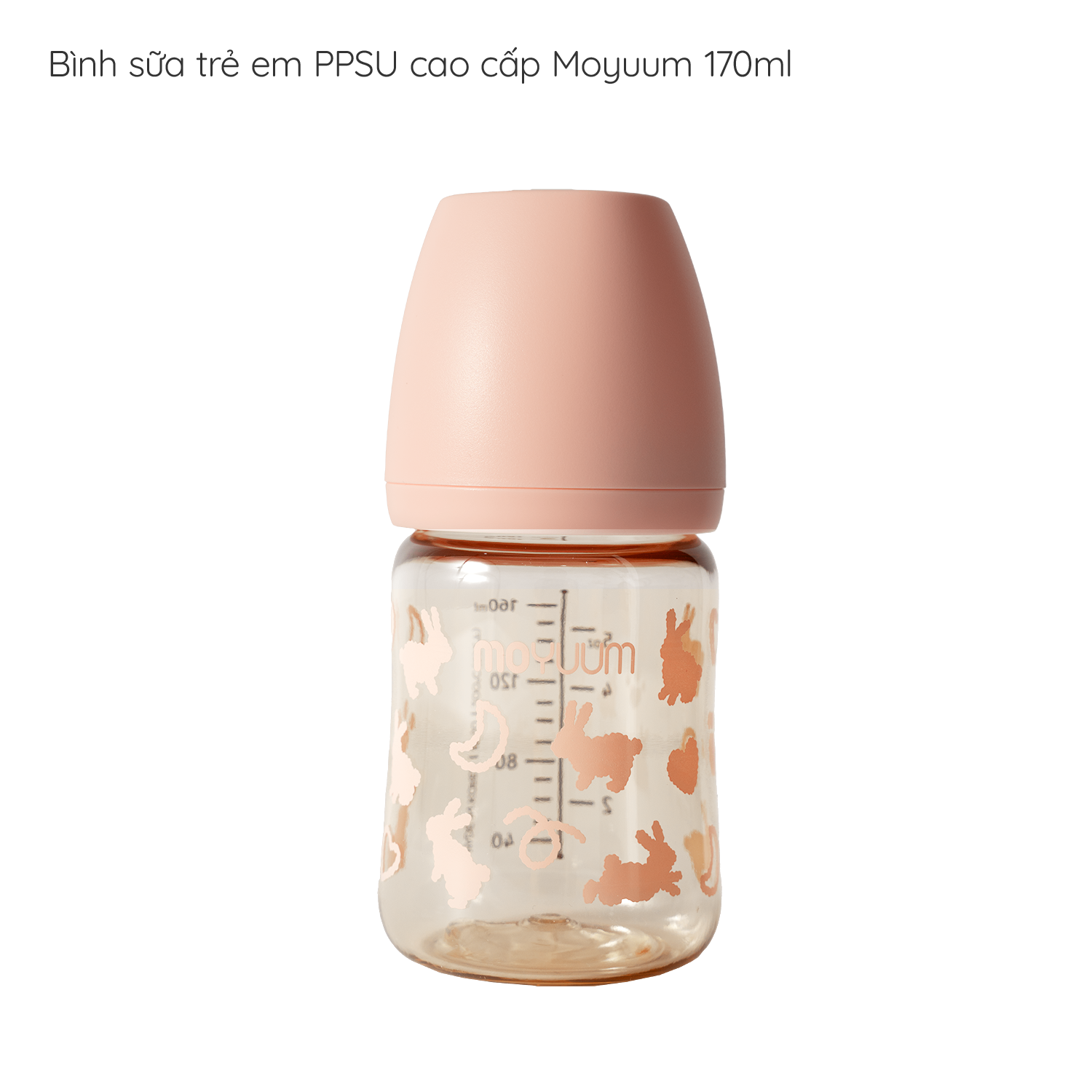 Bình sữa Moyuum PPSU Hàn Quốc 170ml Đủ Màu [Hàng Chính Hãng]