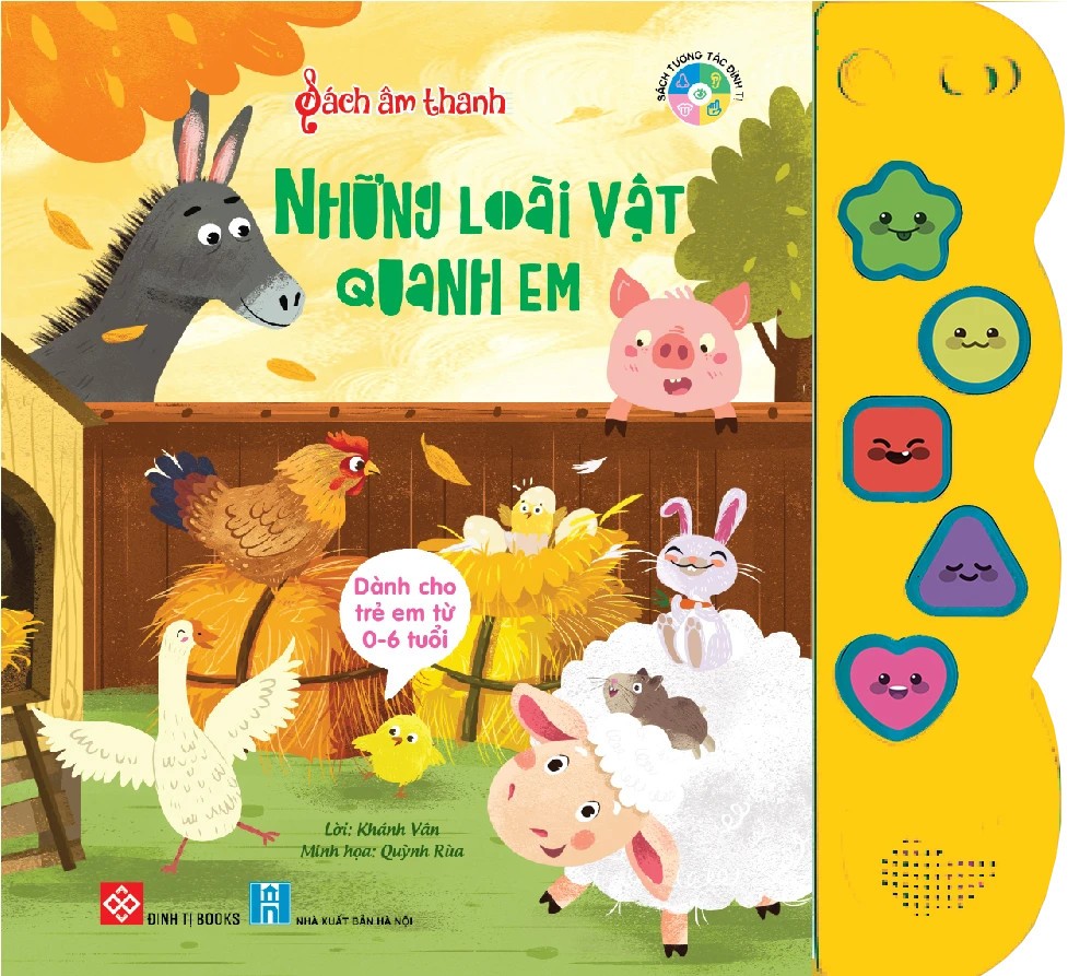 Sách âm thanh 0-6Y - Những loài vật quanh em