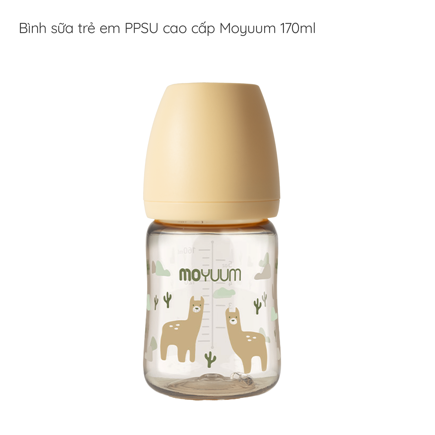 Bình sữa Moyuum PPSU Hàn Quốc 170ml Đủ Màu [Hàng Chính Hãng]