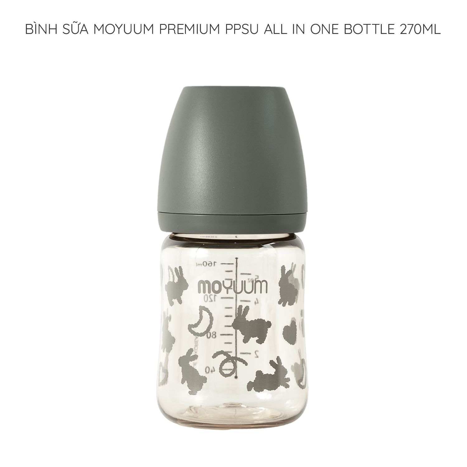 Bình sữa Moyuum PPSU Hàn Quốc 170ml Đủ Màu [Hàng Chính Hãng]