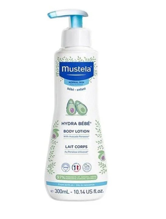 Sữa dưỡng da toàn thân Da thường Mustela - HYDRA BEBE BODY LOTION 300ml