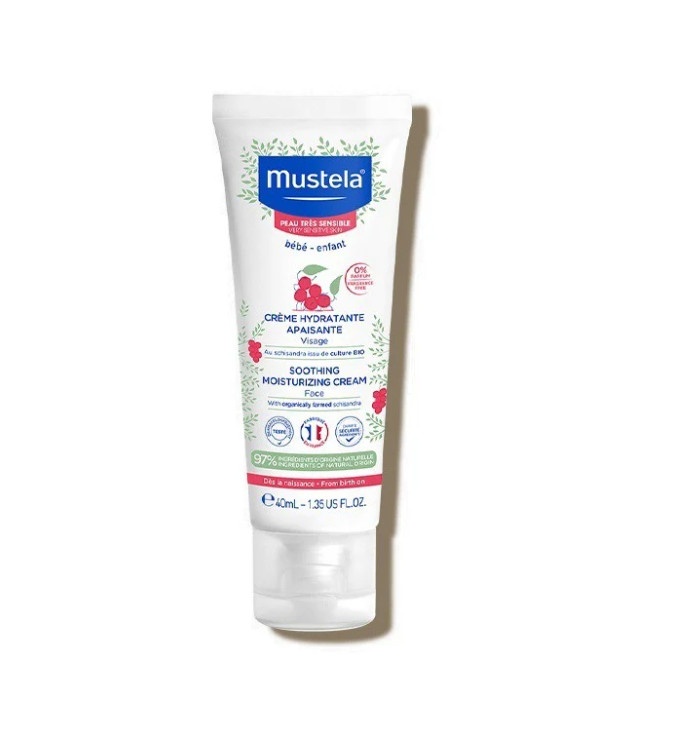 Kem dưỡng da Mặt nhạy cảm Mustela - SOOTHING MOISTURIZING CREAM 40ml