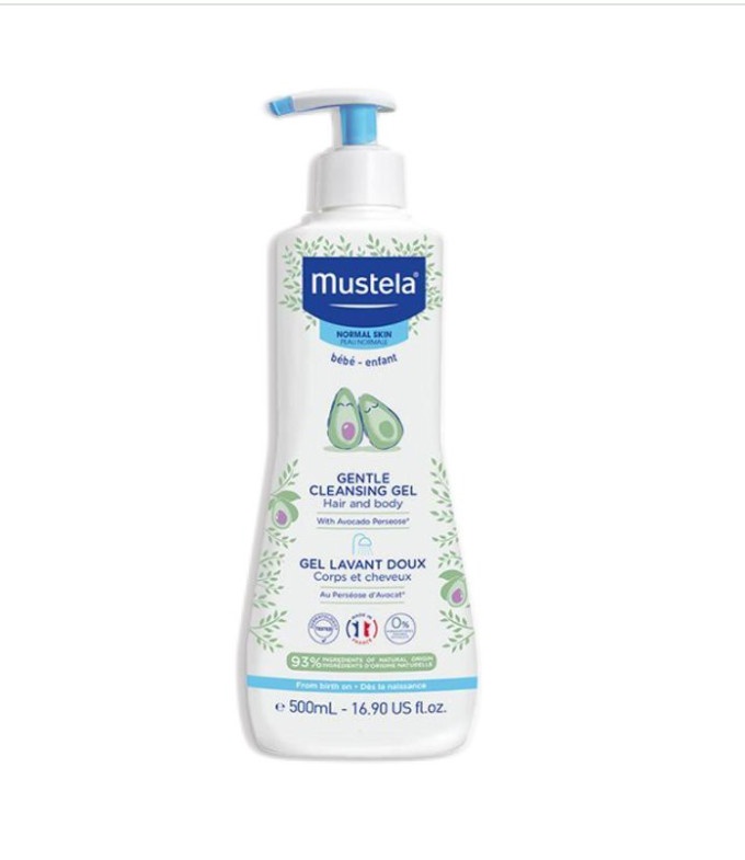 Gel tắm gội Da thường Mustela - GENTLE CLEANSING GEL 500ml