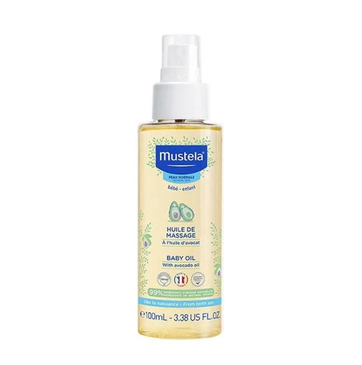 Dầu Massage Da thường Mustela - BABY OIL 100ml