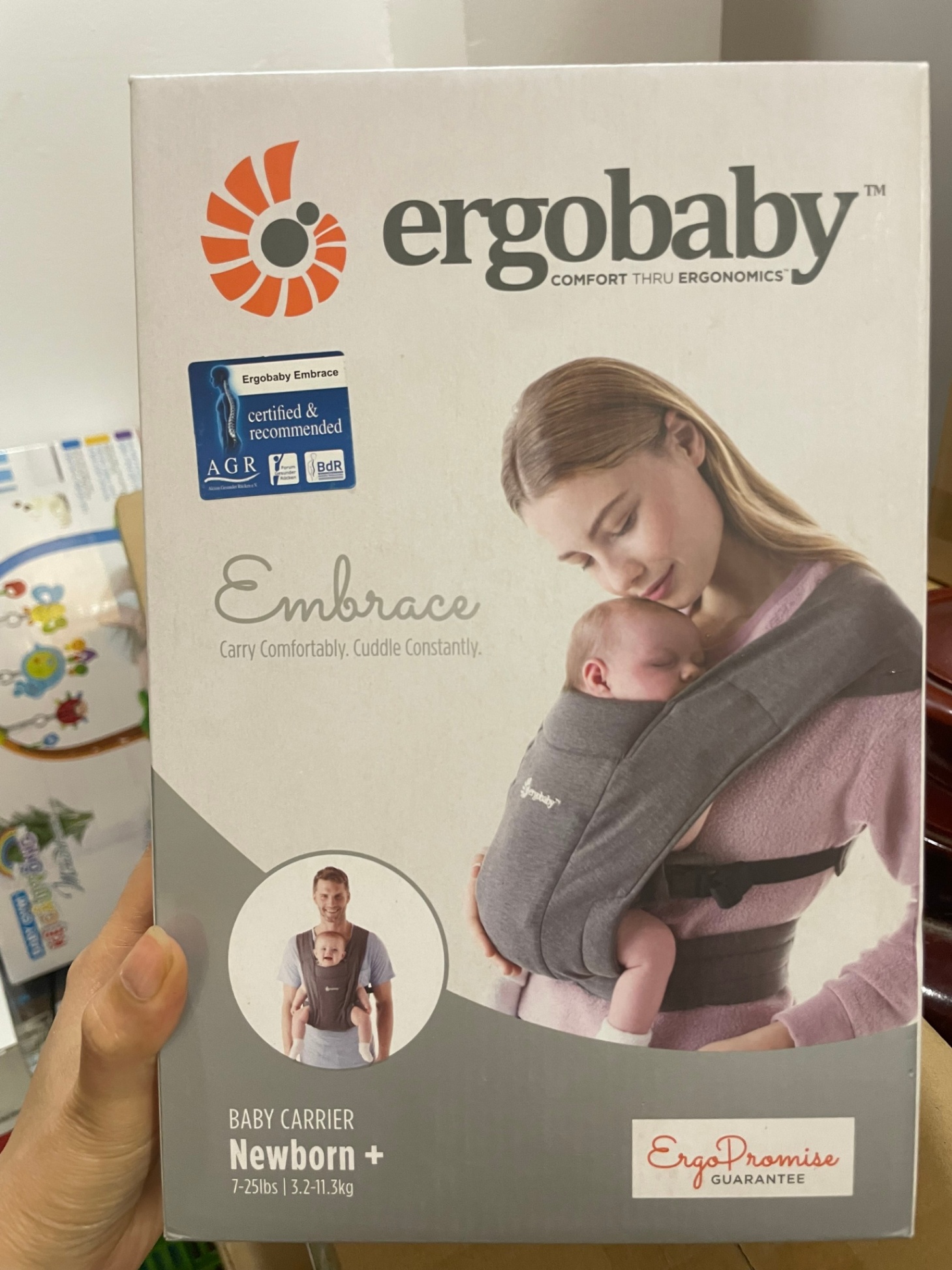 Địu trợ lực Ergobaby Embrace Cozy 0-24m [Hàng Chính Hãng - Bảo Hành 12 Tháng]