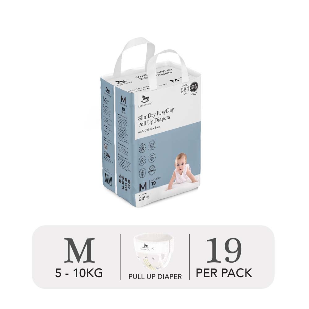 BỈM 𝗔𝗣𝗣𝗟𝗘𝗖𝗥𝗨𝗠𝗕𝗬 - Slim [Bỉm Ngày] BẢN MỚI - Đủ Size Cho Bé Từ Sơ Sinh-18kg [100% Hàng Cao Cấp]