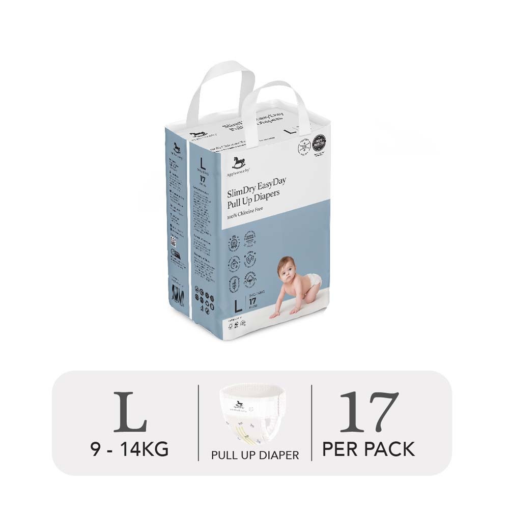 BỈM 𝗔𝗣𝗣𝗟𝗘𝗖𝗥𝗨𝗠𝗕𝗬 - Slim [Bỉm Ngày] BẢN MỚI - Đủ Size Cho Bé Từ Sơ Sinh-18kg [100% Hàng Cao Cấp]