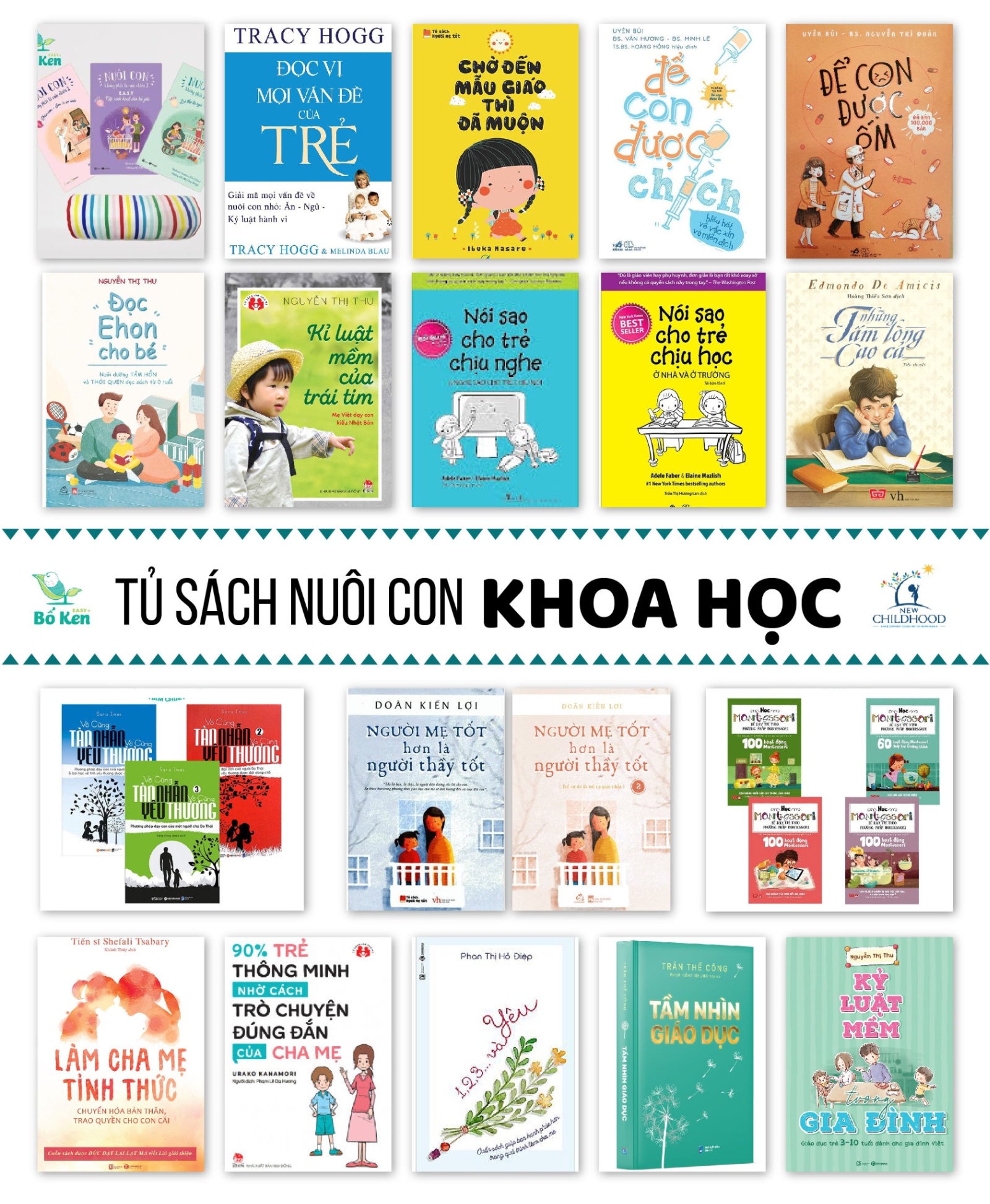 Sách Nuôi con Không Phải Là Cuộc Chiến (Combo bộ 3 cuốn)