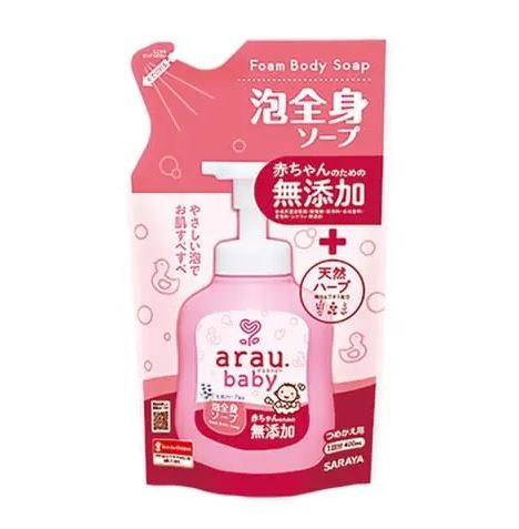 Sữa Tắm Gội Arau Baby Thành Phần Thảo Mộc Cho Bé Từ Sơ Sinh [Chai 450ml/ Túi loại 400ml -880ml]