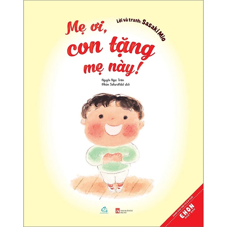 Sách Ehon Nhật Bản - Mẹ ơi, con tặng mẹ này