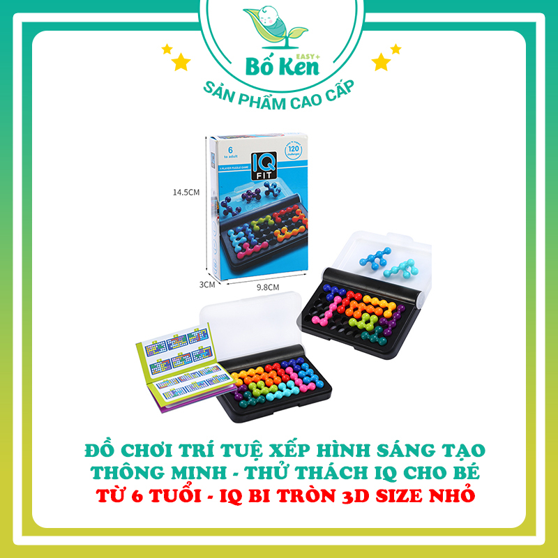 Đồ Chơi Trí Tuệ Xếp Hình Sáng Tạo Thông minh - Thử Thách IQ Cho Bé Từ 3 Tuổi